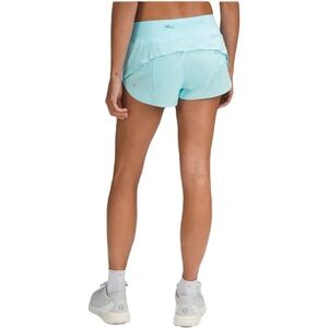 LULULEMON Speed Up Cyan Blue Low Rise Lined Short 2.5" Shorts Size 4